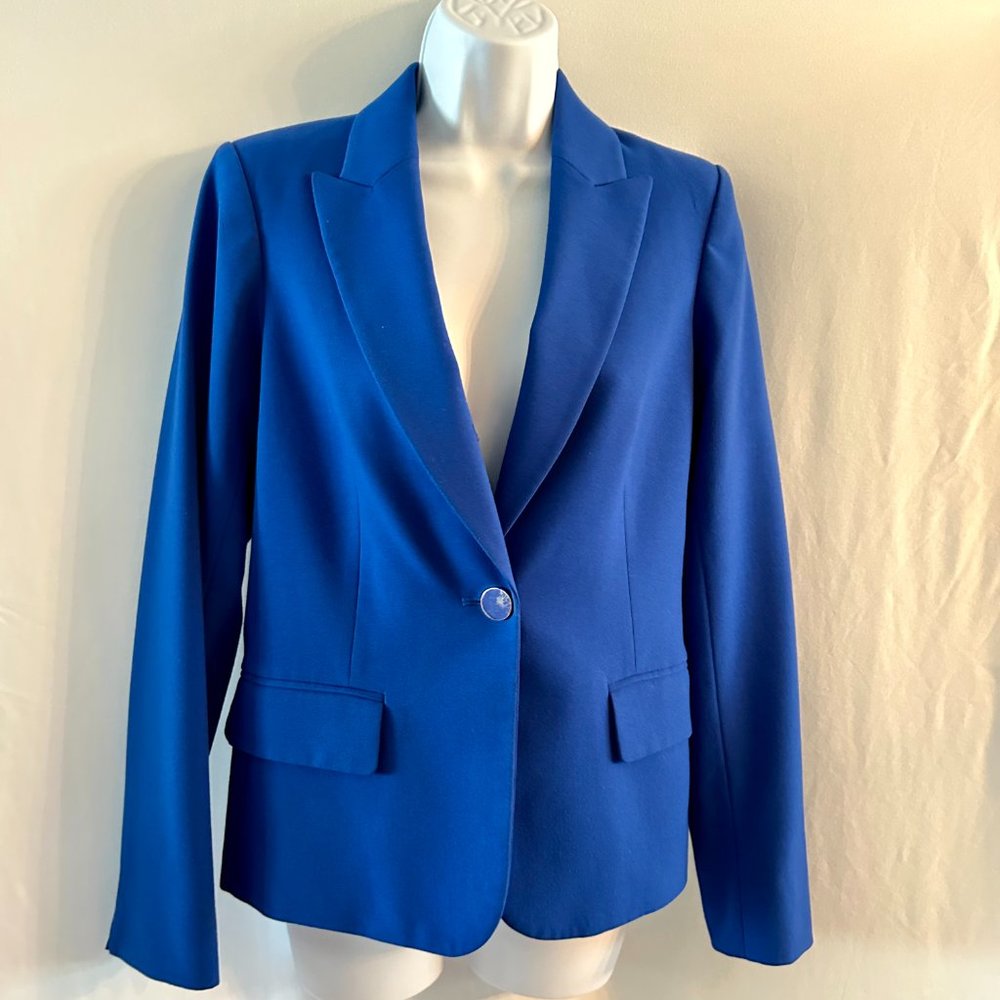 Calvin Klein Size 6P Royal Blue Blazer